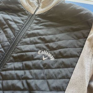 Callaway Quilted Black and Gray Jacket